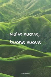 Nulla Nuova, Buona Nuova Il Mio Taccuino