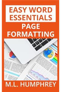 Page Formatting
