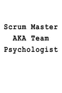 Scrum Master AKA Team Psychologist