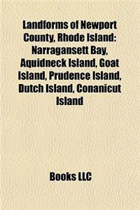 Landforms of Newport County, Rhode Island