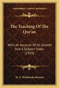 The Teaching of the Qur'an