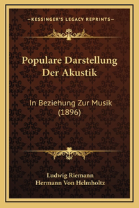 Populare Darstellung Der Akustik