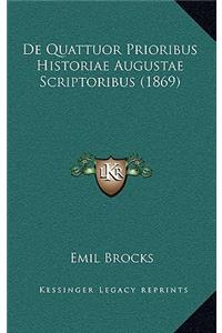 De Quattuor Prioribus Historiae Augustae Scriptoribus (1869)