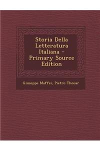 Storia Della Letteratura Italiana - Primary Source Edition