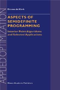 Aspects of Semidefinite Programming