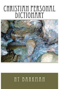 Christian Personal Dictionary