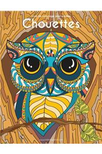 Livre de coloriage pour adultes Chouettes 2
