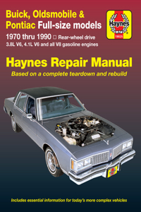 Buick, Oldsmobile & Pontiac full-size RWD petrol (1970-1990) Haynes Repair Manual (USA)