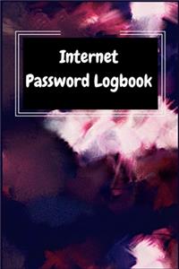 Internet Password Logbook Notebook Journal