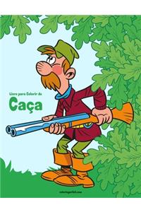 Livro para Colorir de Caça