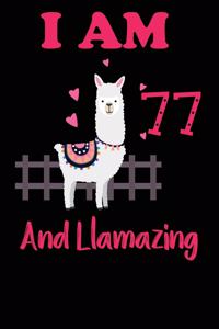 I Am 77 And Llamazing