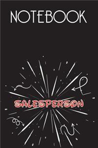 SALESPERSON Notebook, Simple Design