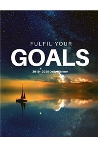 Planner July 2019- June 2020 Goals Monthly Weekly Daily Calendar