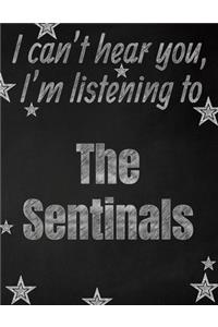 I can't hear you, I'm listening to The Sentinals creative writing lined notebook