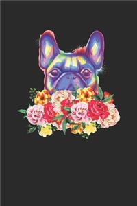 French Bulldog Flowers