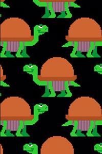 Retro Turtle Pattern