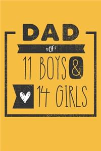 DAD of 11 BOYS & 14 GIRLS