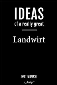 Notizbuch für Landwirte / Landwirt / Landwirtin