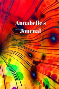 Annabelle's Journal: Personalized Lined Journal for Annabelle Diary Notebook 100 Pages, 6" x 9" (15.24 x 22.86 cm), Durable Soft Cover