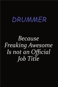 Drummer Because Freaking Awesome Is Not An Official Job Title