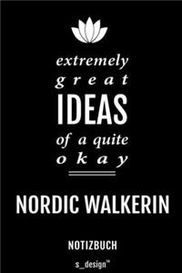 Notizbuch für Nordic Walker / Nordic Walkerin