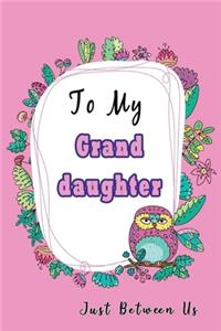 To My Granddaughter, Just Between Us