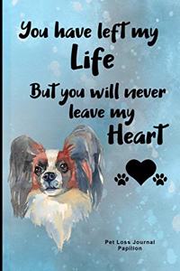 Pet Loss Journal Papillon