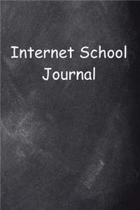 Internet School Journal Chalkboard Design