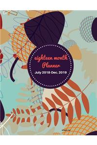 Eighteen Month Planner Artistic Bud