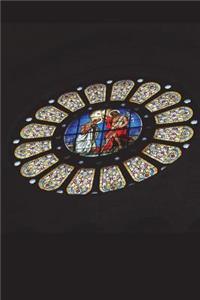 Stained Glass Rose Window Baptism of Christ in Basel Cathedral Journal