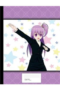 Anime Manga Girl Composition Book College Ruled