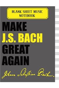 Blank Sheet Music Notebook