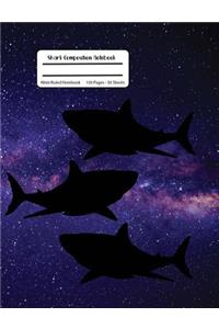Shark Composition Notebook