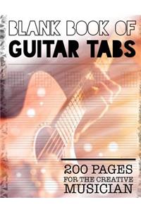 Blank Book Of Guitar Tabs