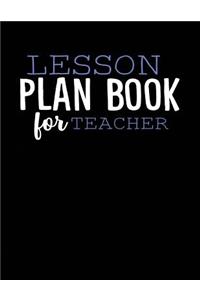 Lesson Plan Book For Teachers