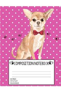 Chihuahua Composition Notebook