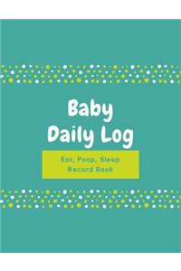 Baby Daily Log Eat Poop Sleep Record Book