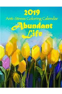 2019 Anti-Stress Coloring Calendar