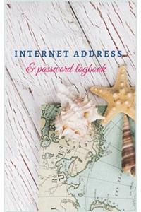 Internet Address and Password Logbook