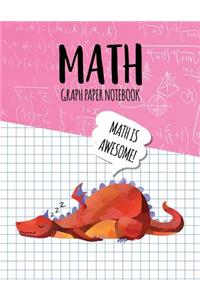 Math Graph Paper Notebook