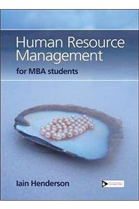 Human Resource Management for MBA Students