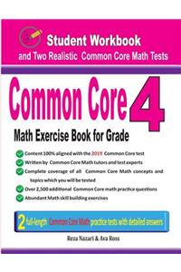 Common Core Math Exercise Book for Grade 4