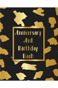 Anniversary And Birthday Book