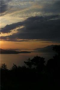 Sunset Over Croatia Notebook