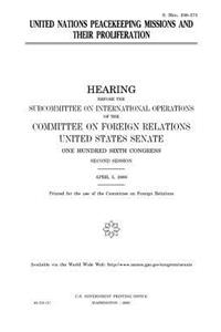 United Nations peacekeeping missions and their proliferation