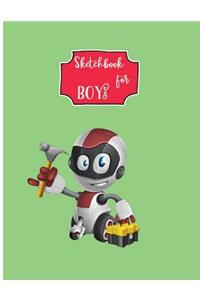 Sketchbook For Boys