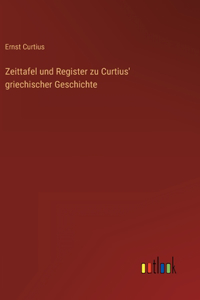 Zeittafel und Register zu Curtius' griechischer Geschichte