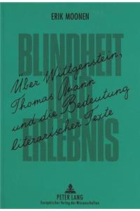 Blindheit und Erlebnis