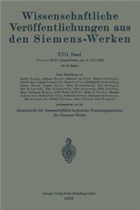 Wissenschaftliche Veröffentlichungen Aus Den Siemens-Werken
