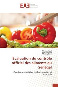 Evaluation du contrôle officiel des aliments au Sénégal